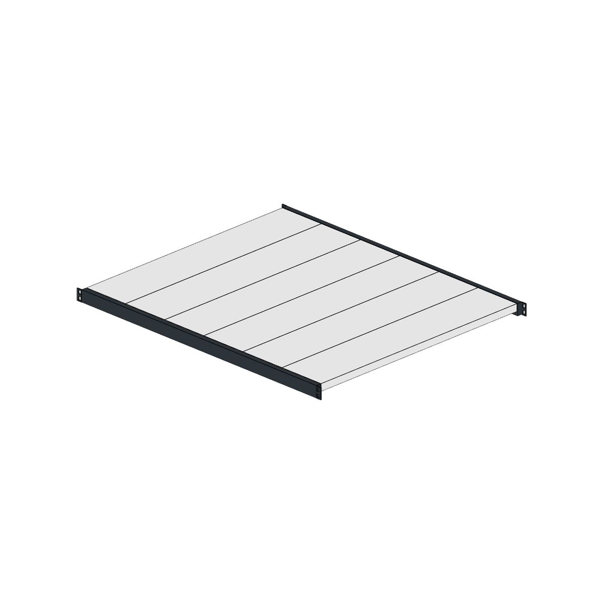 Ripiano aggiuntivo per scaffalatura MM50 RAL 7016