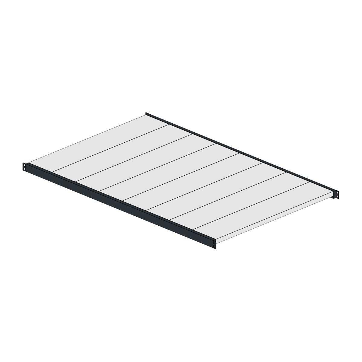 Ripiano aggiuntivo per scaffalatura MM50 RAL 7016