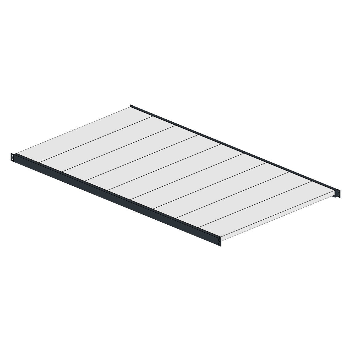 Ripiano aggiuntivo per scaffalatura MM50 RAL 7016