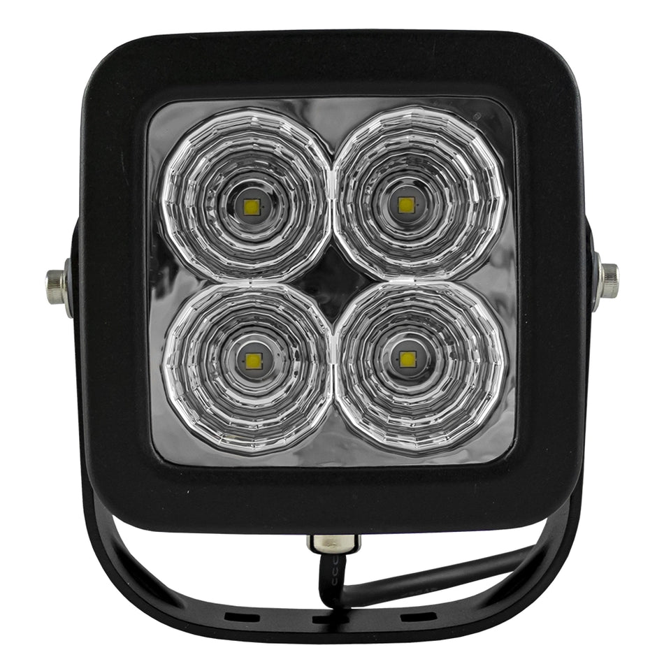 Faro da lavoro quadrato 4 Led 40W