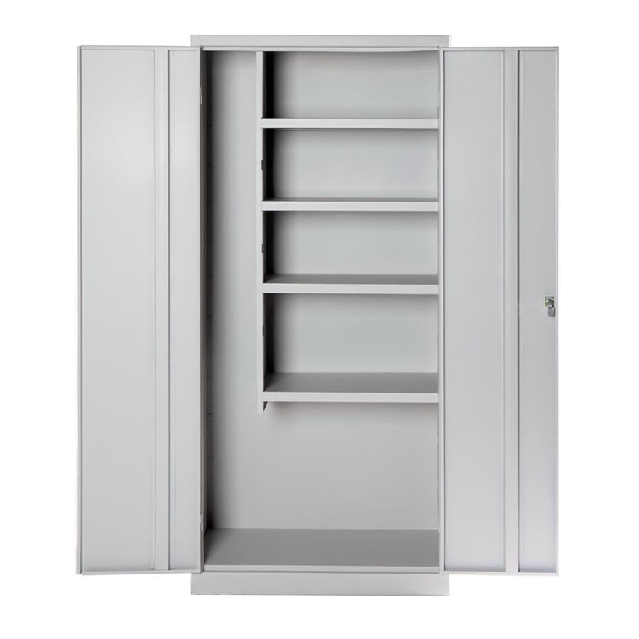 Broom cupboard with 2 doors and 4 shelves 