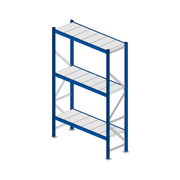 Scaffalatura MM50 modulo base RAL 5010 1950x1200x400 mm