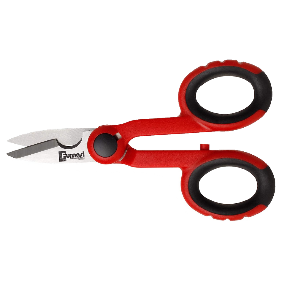 Electrician's scissors with cable cutter