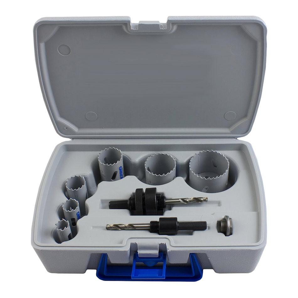 9-piece hole saw set