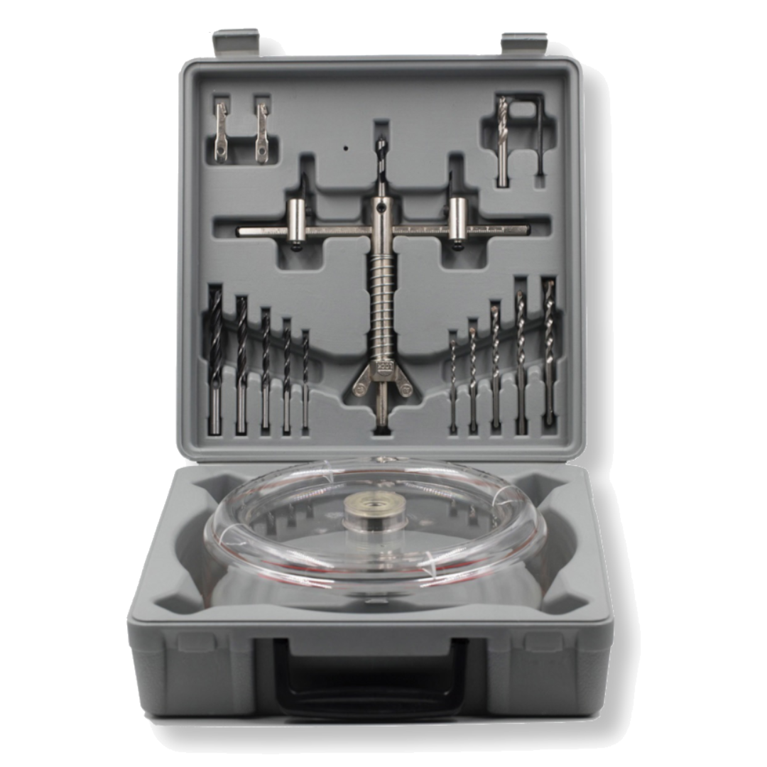 Set per fresa regolabile a compasso