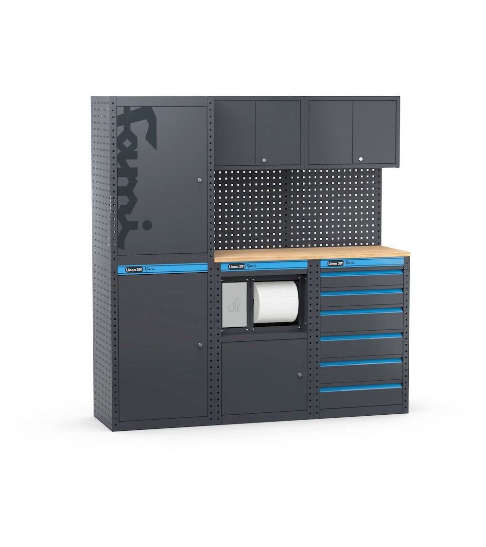 MODULO GARAGE 391 - DIM. MM  L=1824 P=496 A=1900