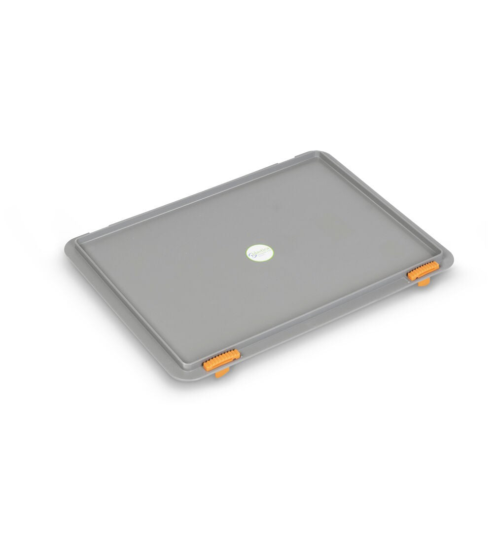 COPERCHIO IN PP RICICLATO COMPLETO DI CHIUSURA - DIM. MM  L=400 P=300 A=30