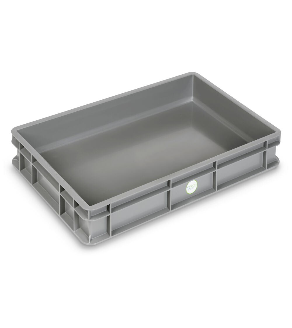 CASSETTA IN PP RICICLATO-CAPACITA Lt=18 - DIM. MM  L=600 P=400 A=100