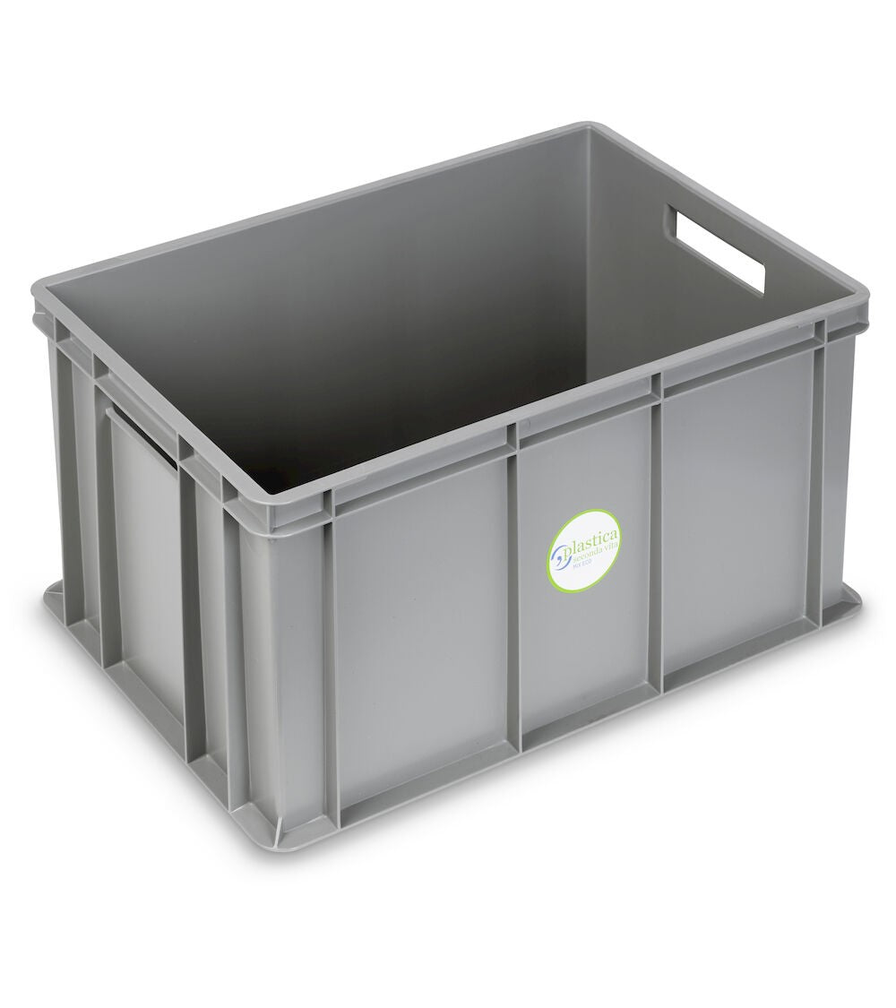 CASSETTA IN PP RICICLATO-CAPACITA Lt=64 - DIM. MM  L=600 P=400 A=320