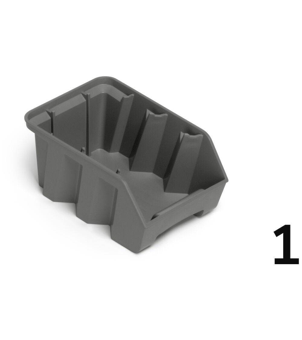 CONTENITORE IN PP RICICLATO PICKING BOX AIR MISURA 1 CON FONDO RINFORZATO - DIM. MM  L=108 P=173 A=76