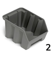 CONTENITORE IN PP RICICLATO PICKING BOX AIR MISURA 2 CON FONDO RINFORZATO - DIM. MM  L=160 P=234 A=127