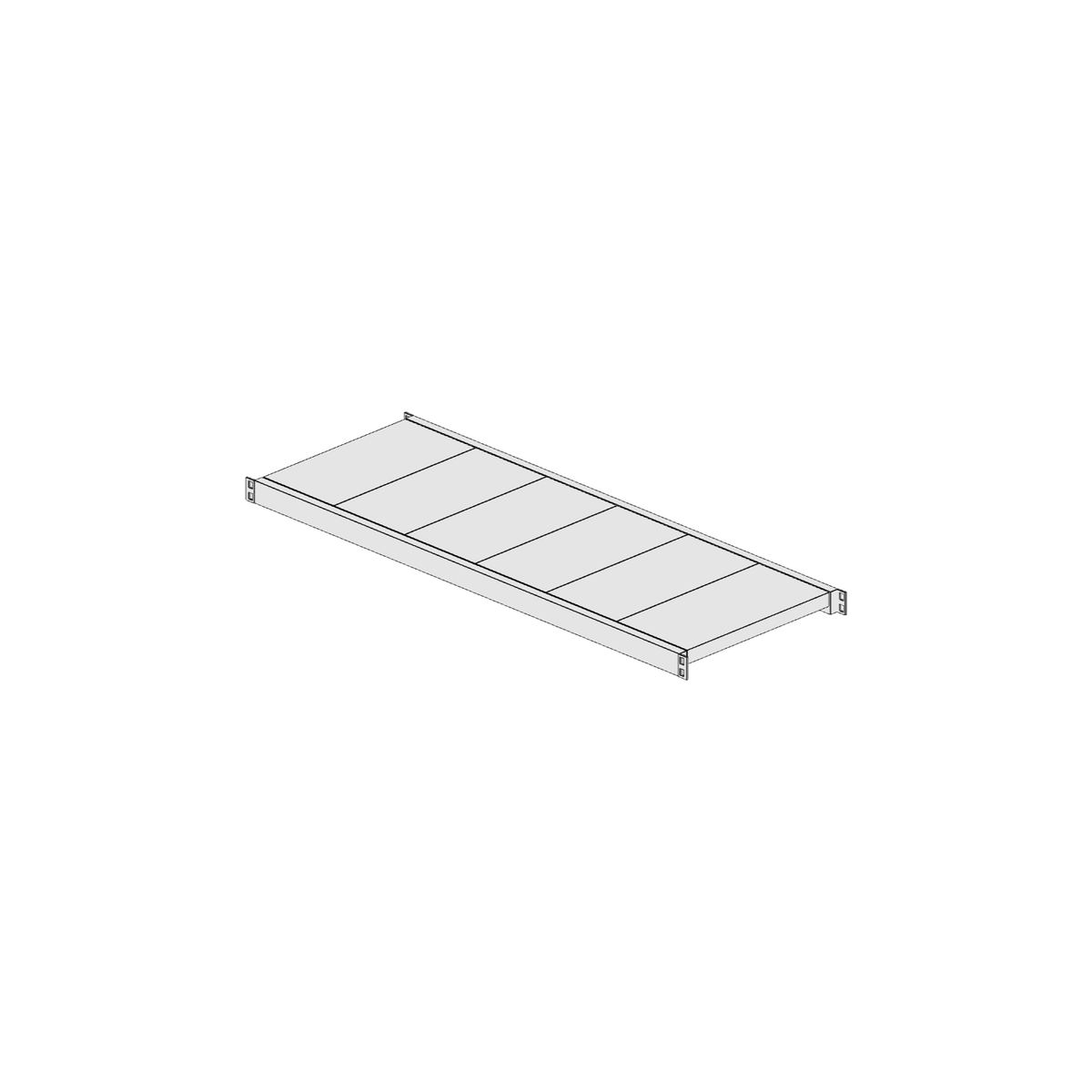 Ripiano aggiuntivo per scaffalatura MM50 zincato