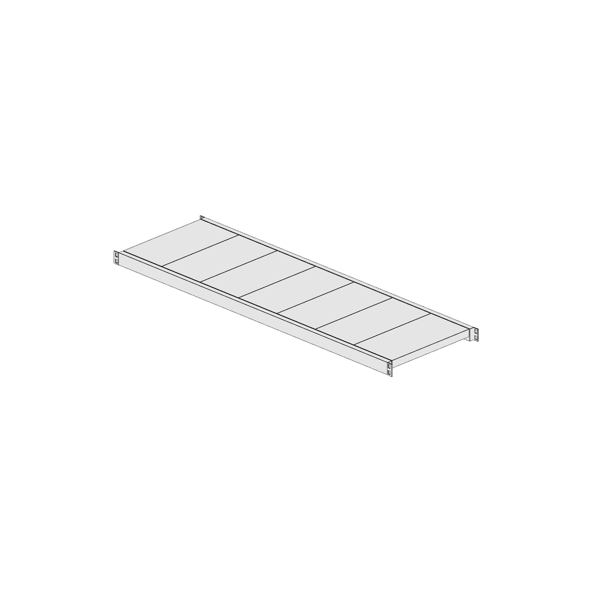Ripiano aggiuntivo per scaffalatura MM50 zincato