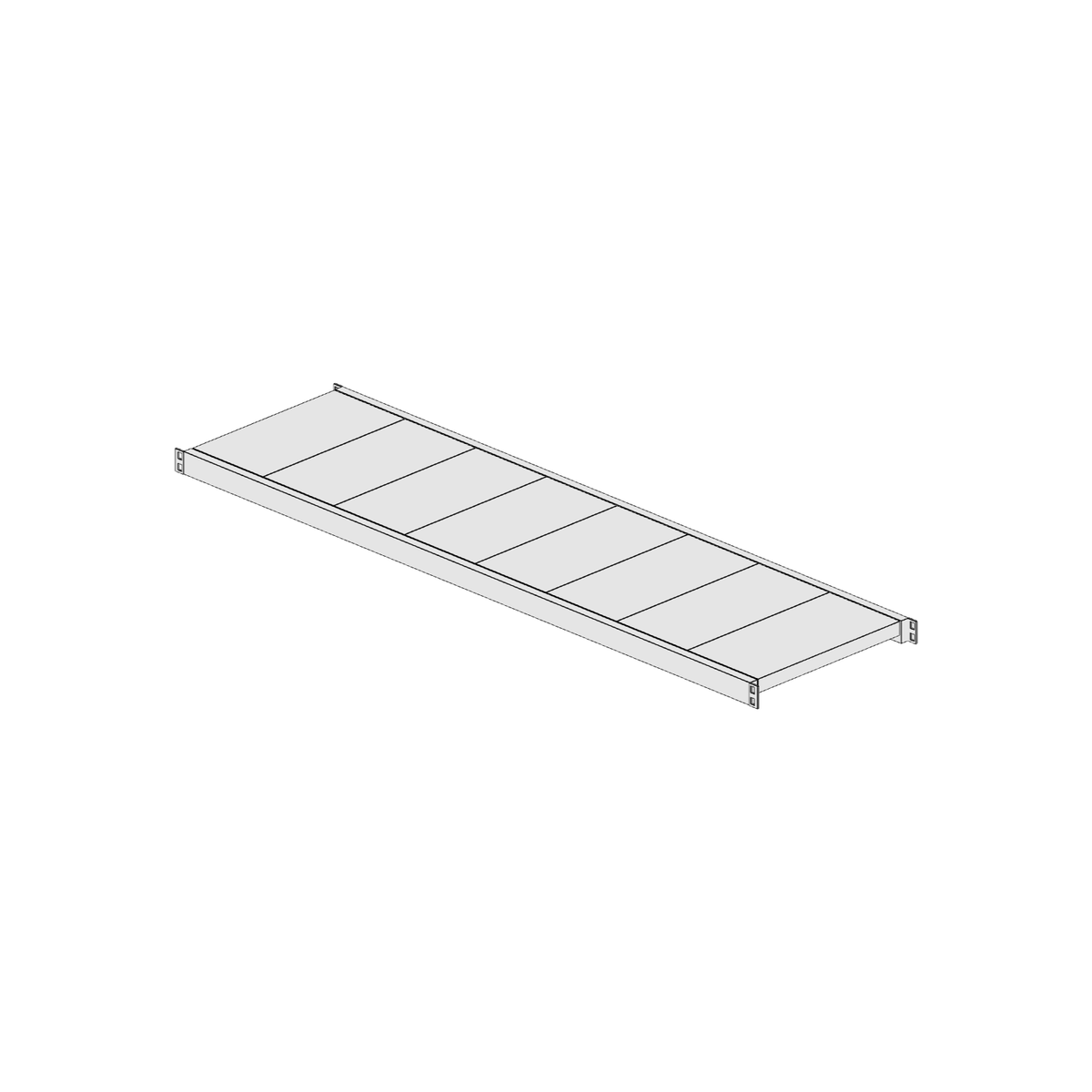 Ripiano aggiuntivo per scaffalatura MM50 zincato