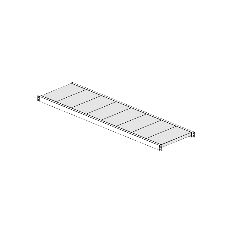 Ripiano aggiuntivo per scaffalatura MM50 bianco
