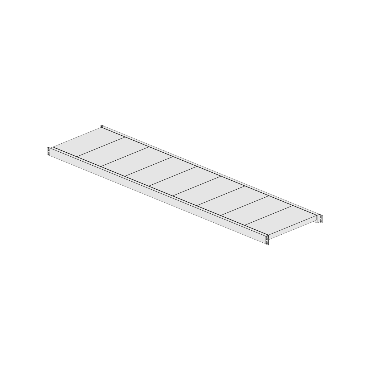 Ripiano aggiuntivo per scaffalatura MM50 zincato