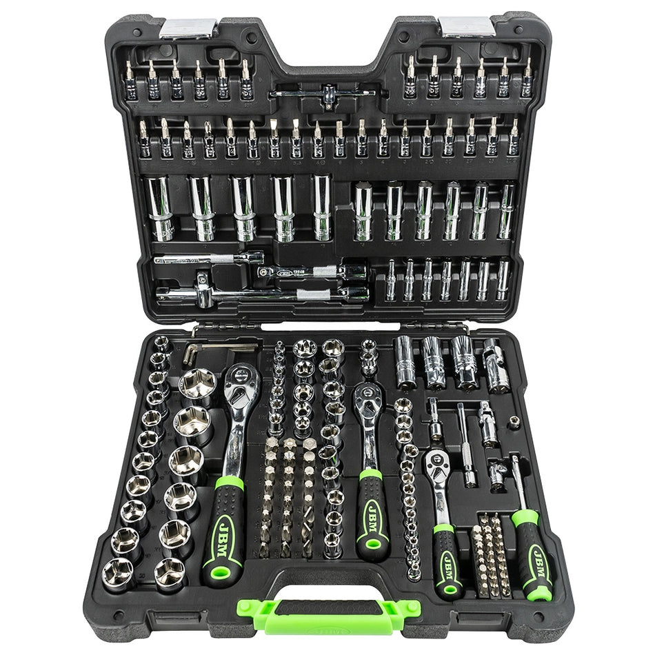 Tool case 179 pieces of hexagonal sockets