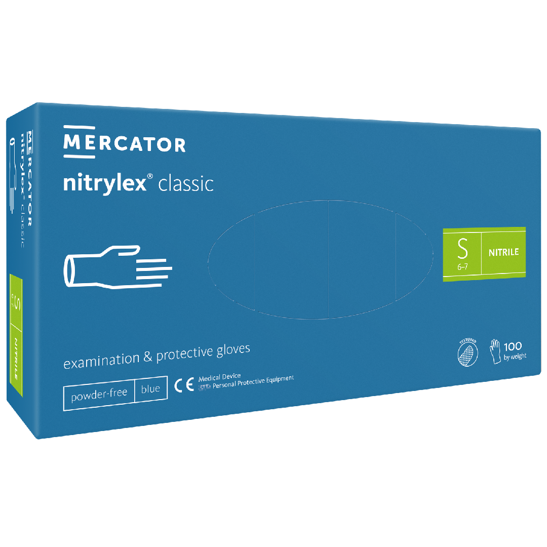 Guanti nitrylex classic blu