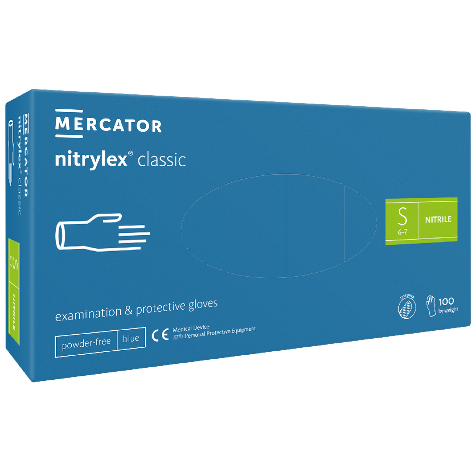 Guanti nitrylex classic blu