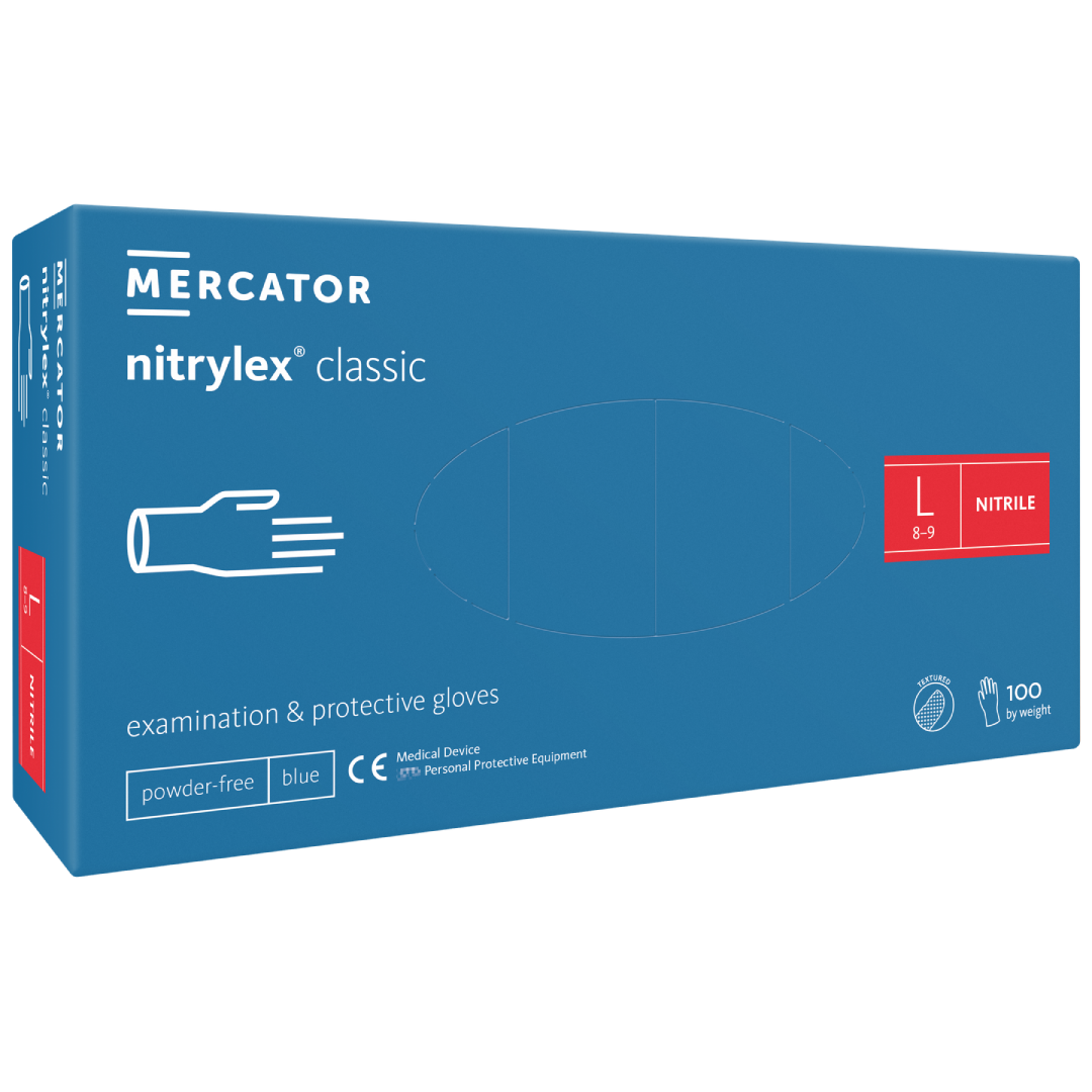 Guanti nitrylex classic blu
