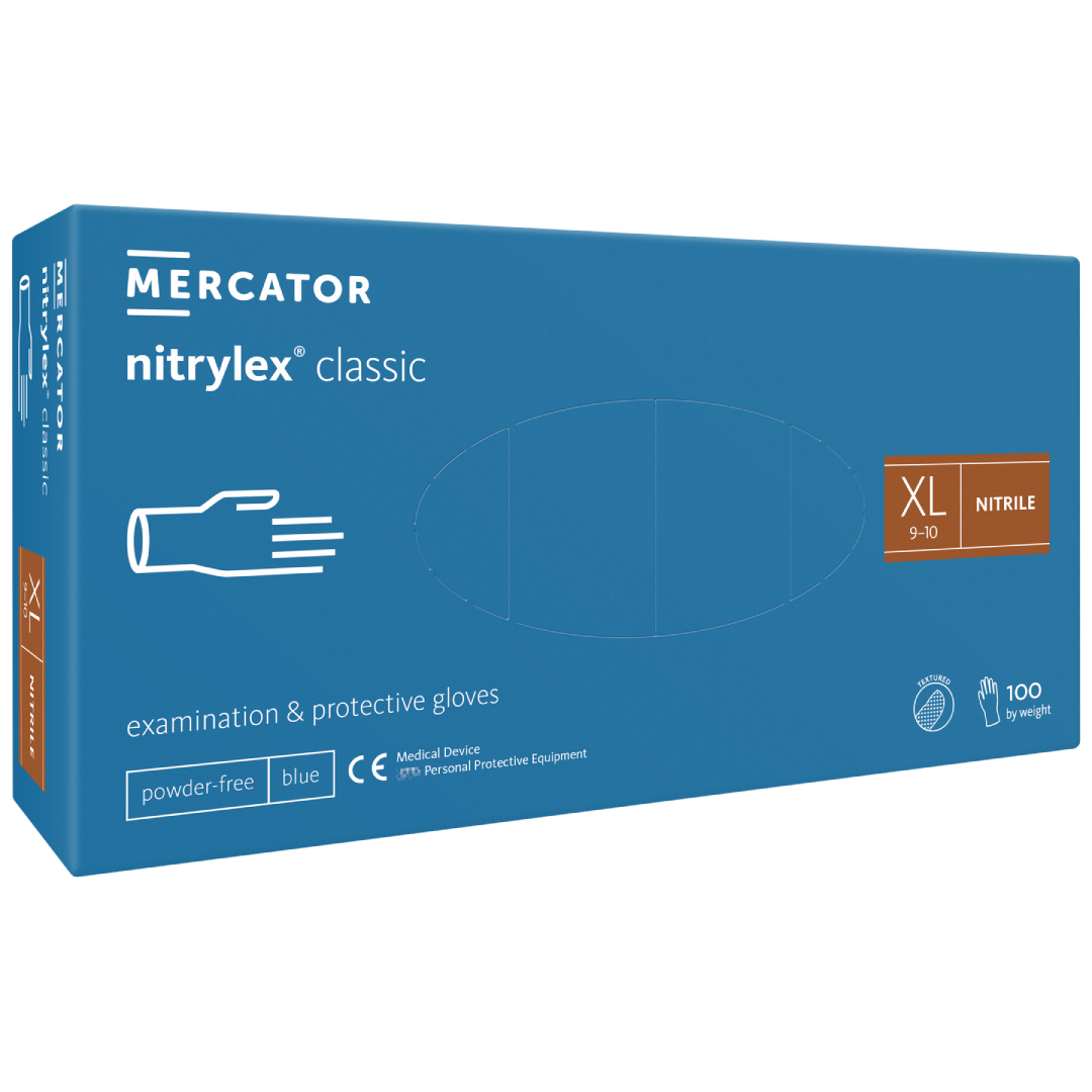 Guanti nitrylex classic blu