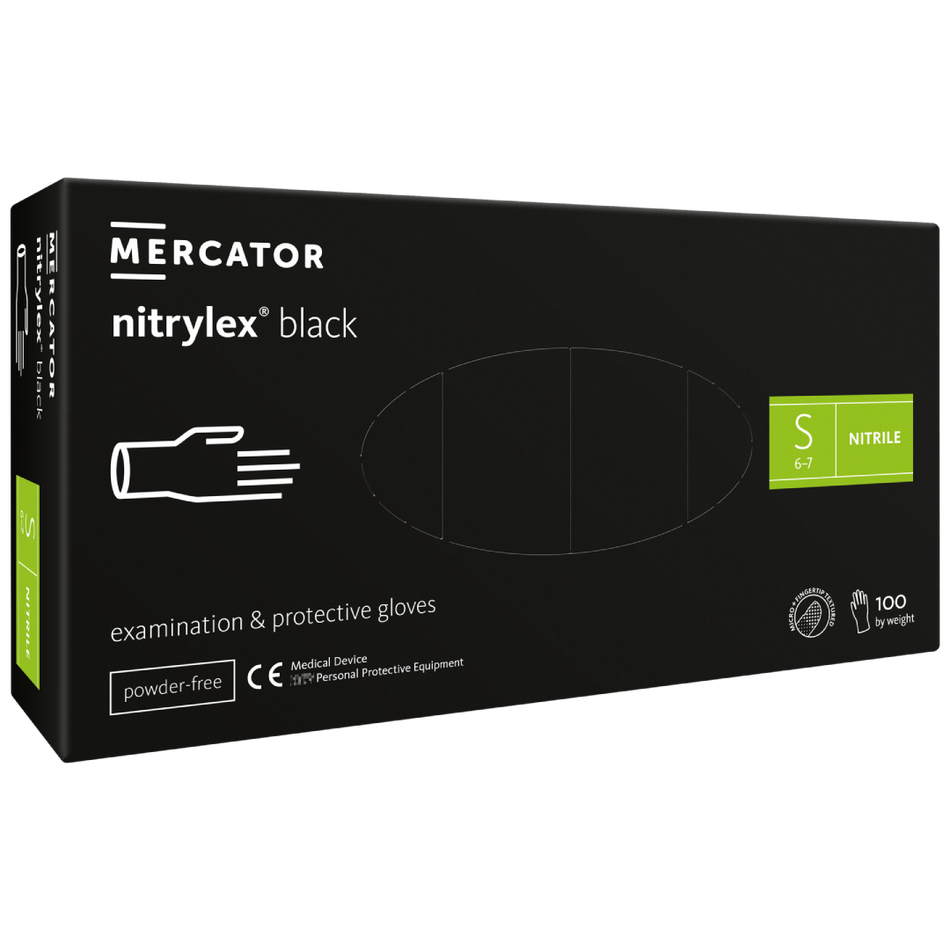 Black nitrilex gloves 