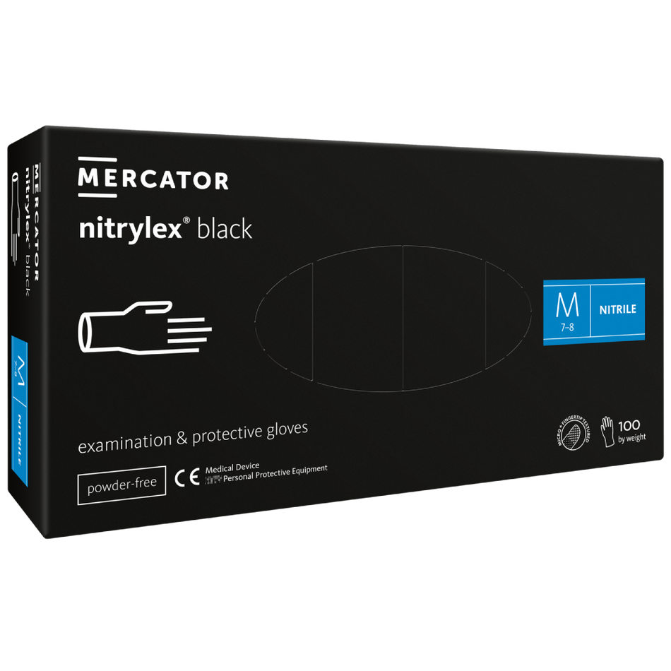 Black nitrilex gloves 