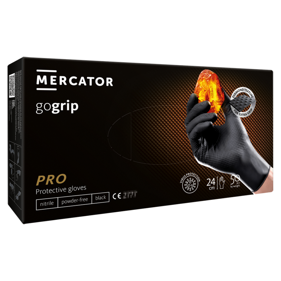 Black gogrip gloves 