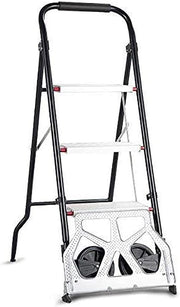 Folding Ladder with Aluminum Sack Trolley