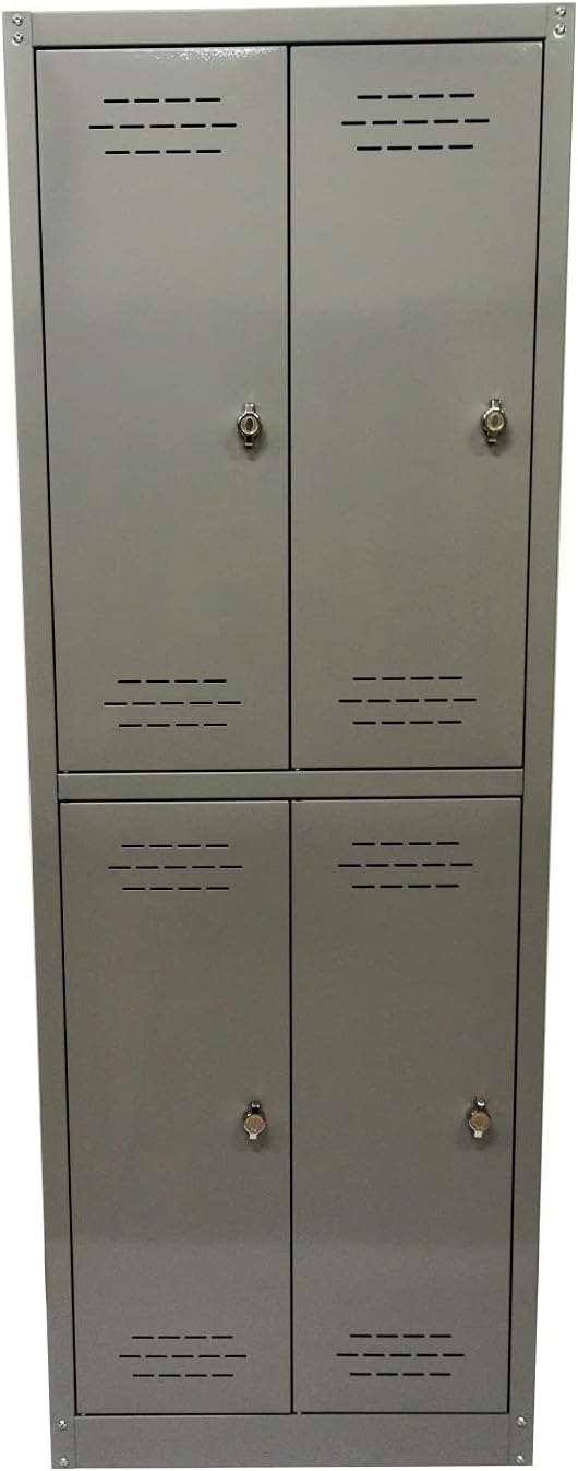 Armadio Spogliatoio in Metallo a 4 Ante