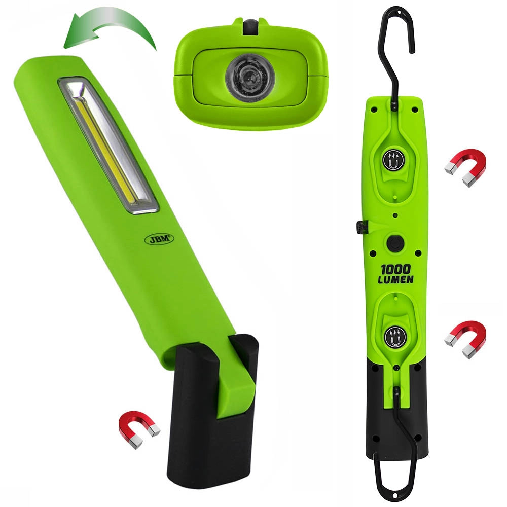 Torcia portatile a led con base magnetica regolabile