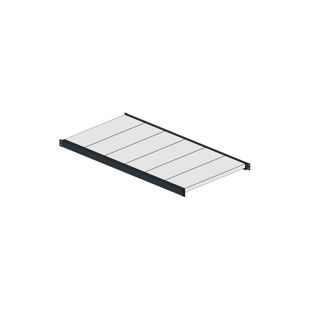 Ripiano aggiuntivo per scaffalatura MM50 RAL 7016