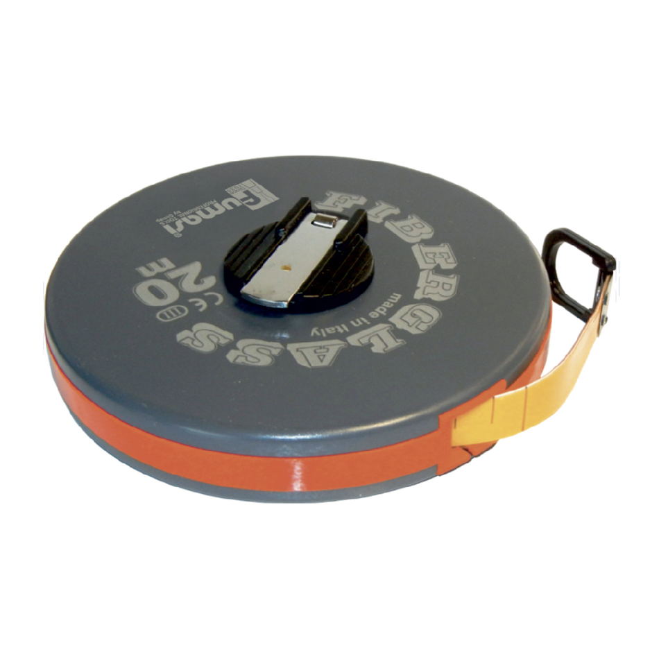 Measuring tape with 50 mt fiber tape