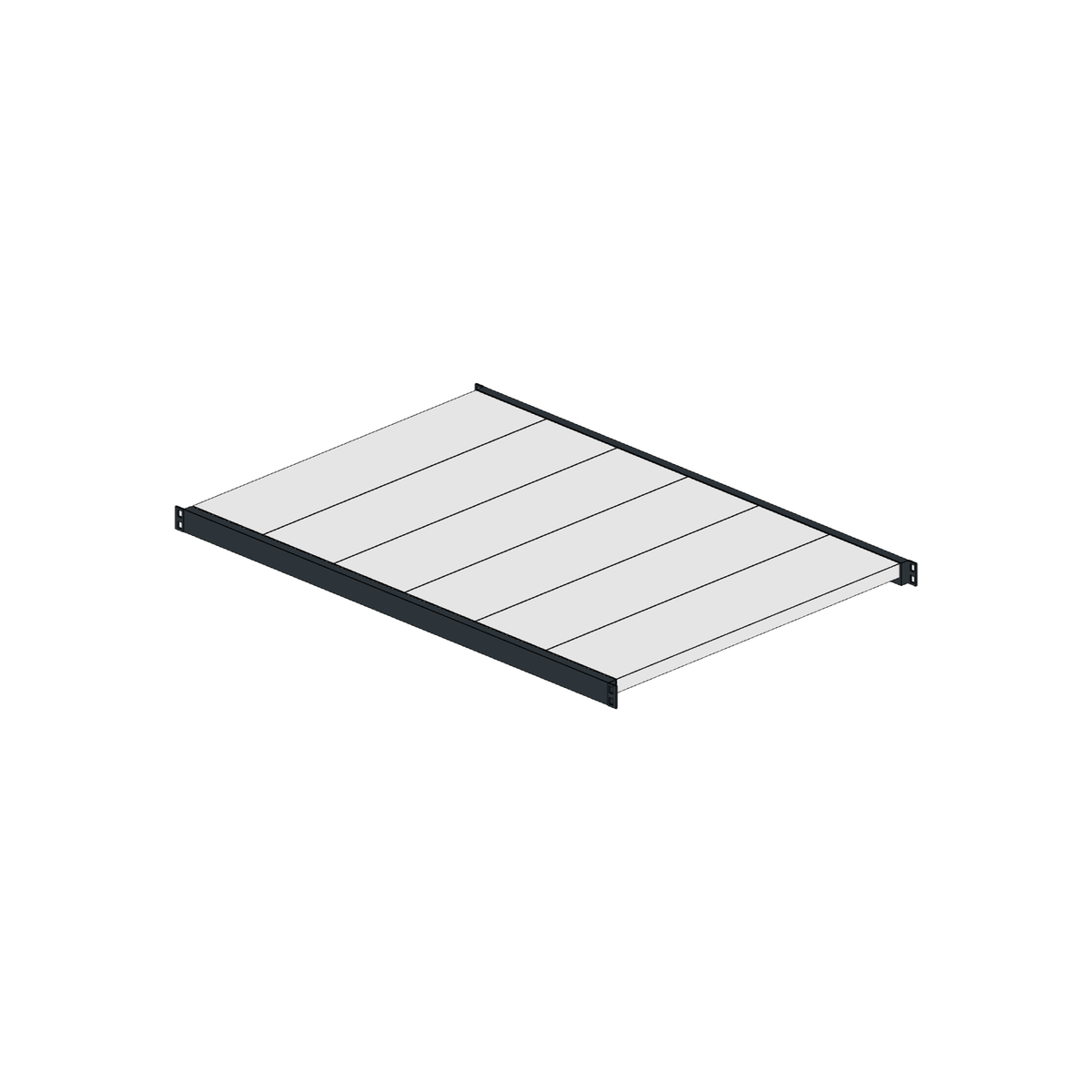 Ripiano aggiuntivo per scaffalatura MM50 RAL 7016