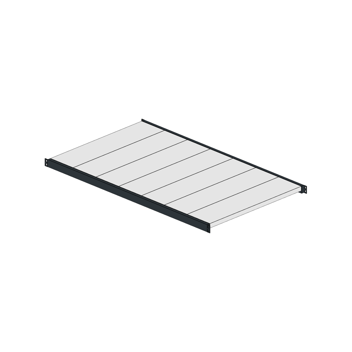Ripiano aggiuntivo per scaffalatura MM50 RAL 7016