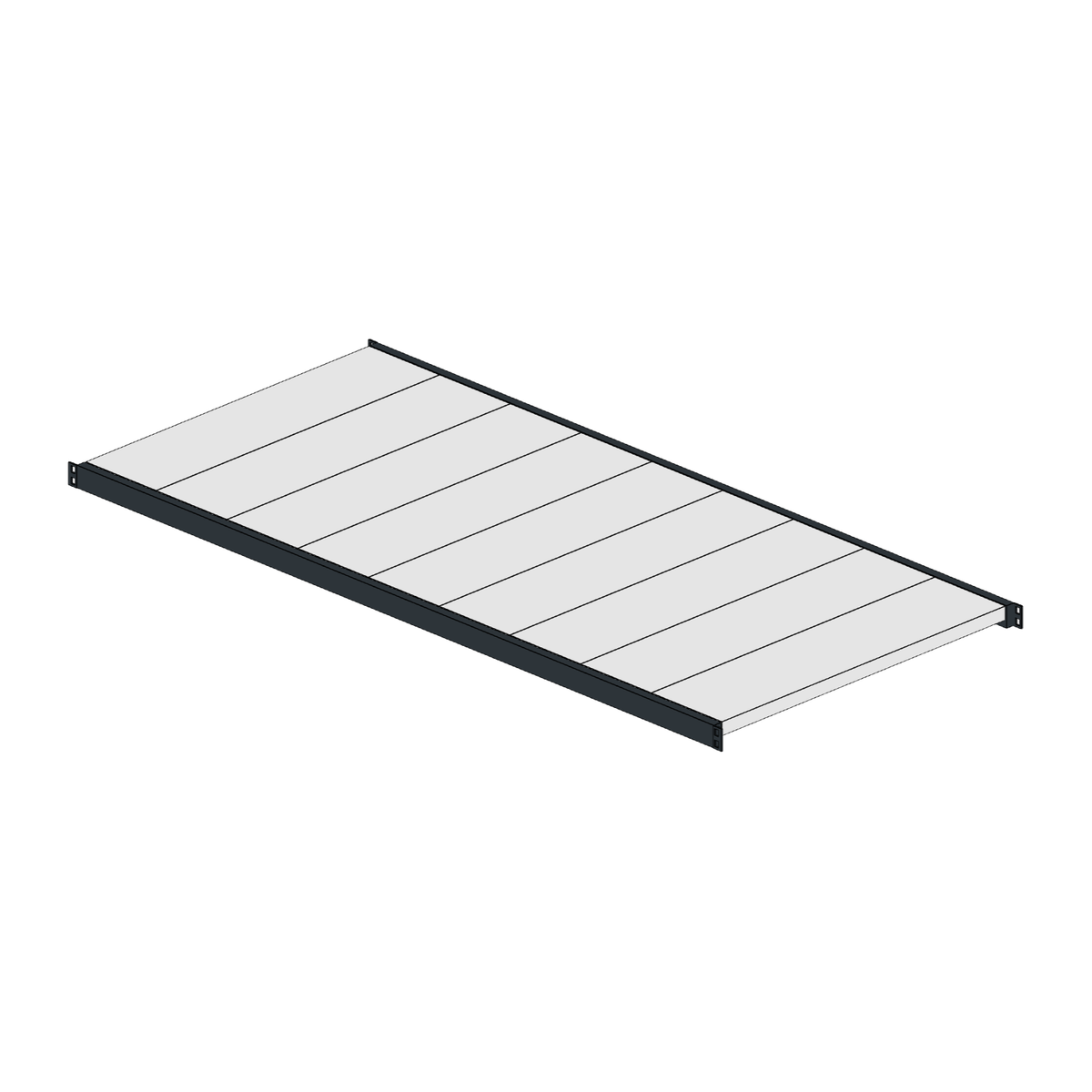 Ripiano aggiuntivo per scaffalatura MM50 RAL 7016