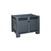 Cargopallet 600 plus new con pareti grigliate - grigio ecologico