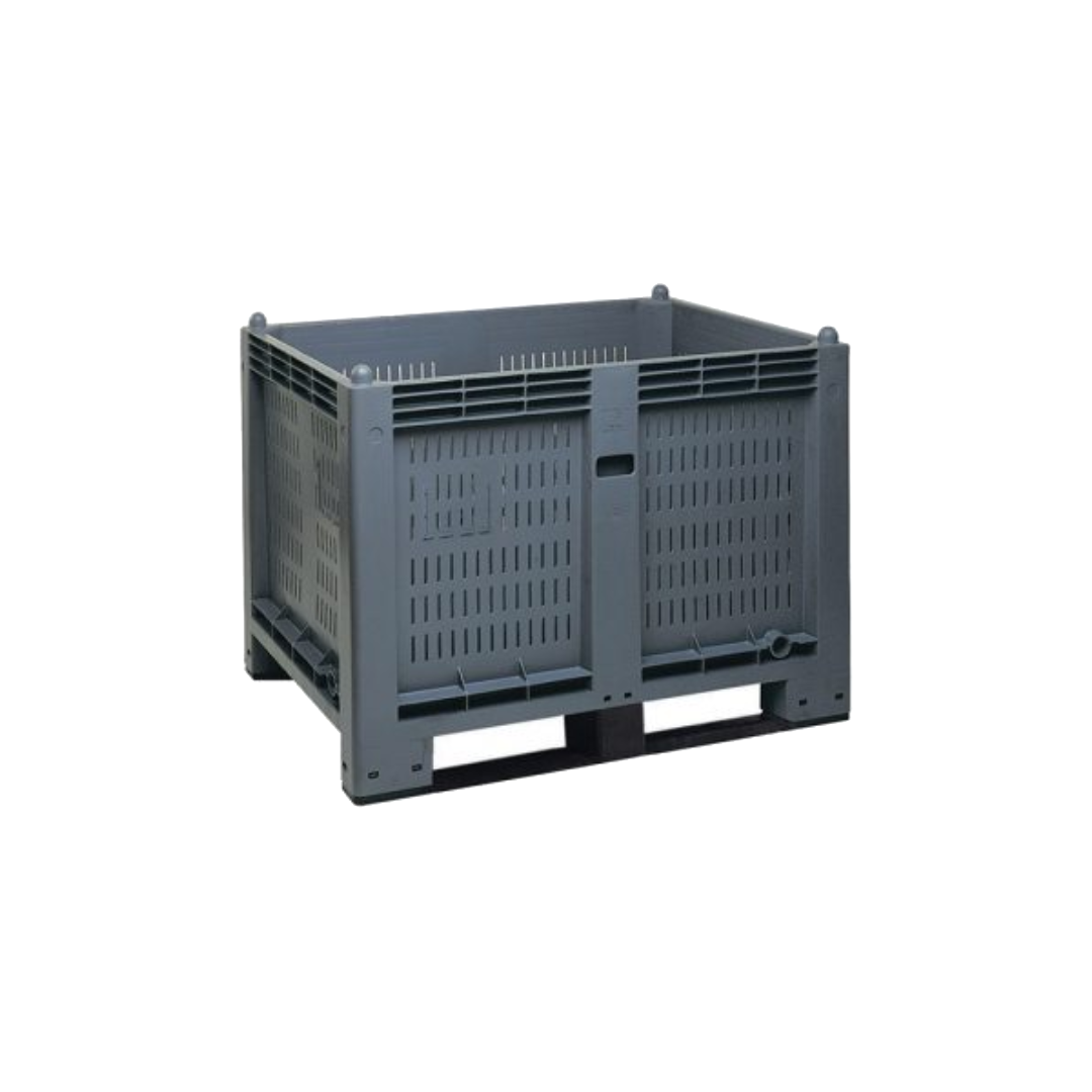 Cargopallet 600 plus new con pareti grigliate - grigio ecologico