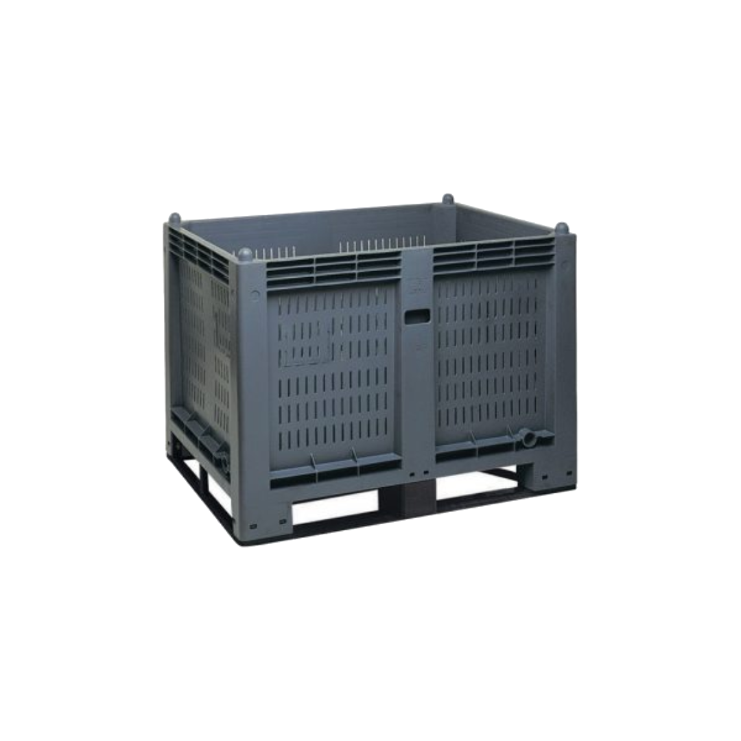 Cargopallet 600 plus new con pareti grigliate - grigio ecologico