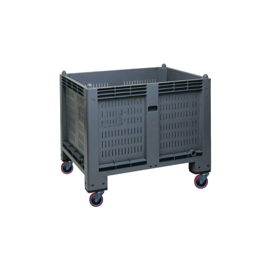 Cargopallet 600 plus new con pareti grigliate - grigio ecologico