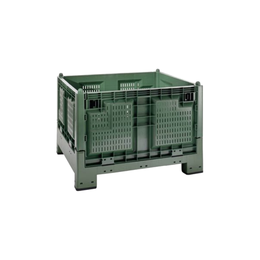 Cargo fold 700 con pareti grigliate - verde alimentare