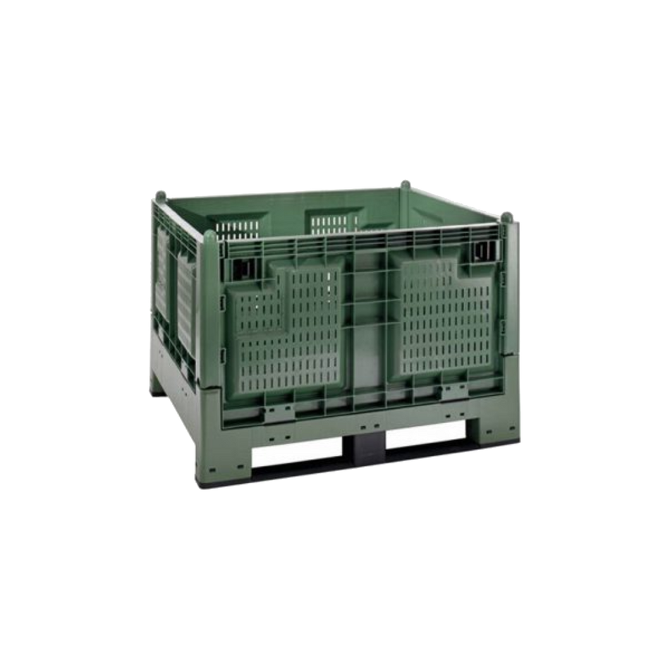 Cargo fold 700 con pareti grigliate - verde alimentare