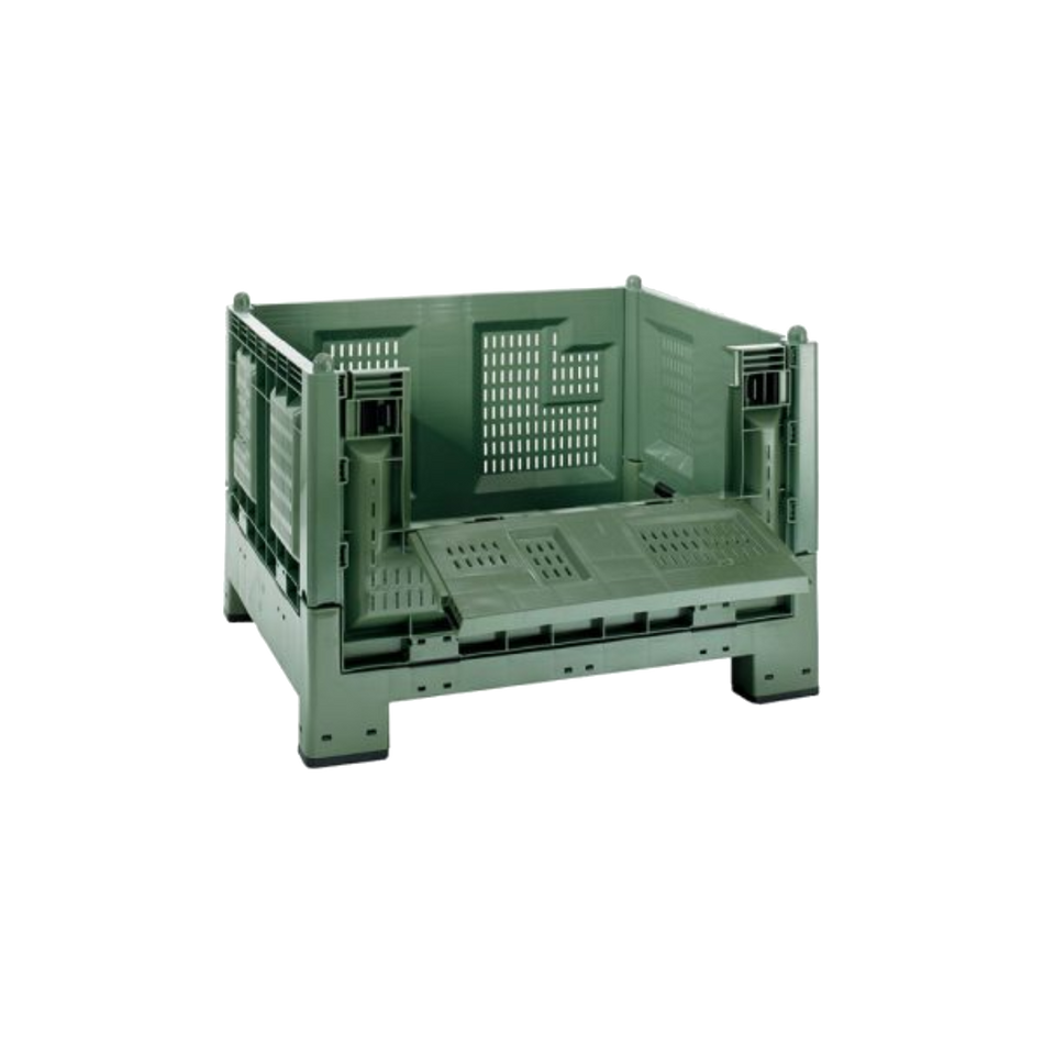 Cargo fold 700 with grilled walls and hatch - food green 