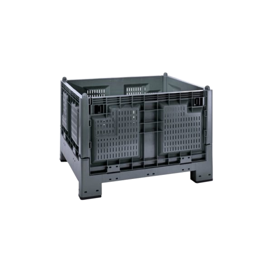 Cargo fold 700 with grilled walls - eco-grey 