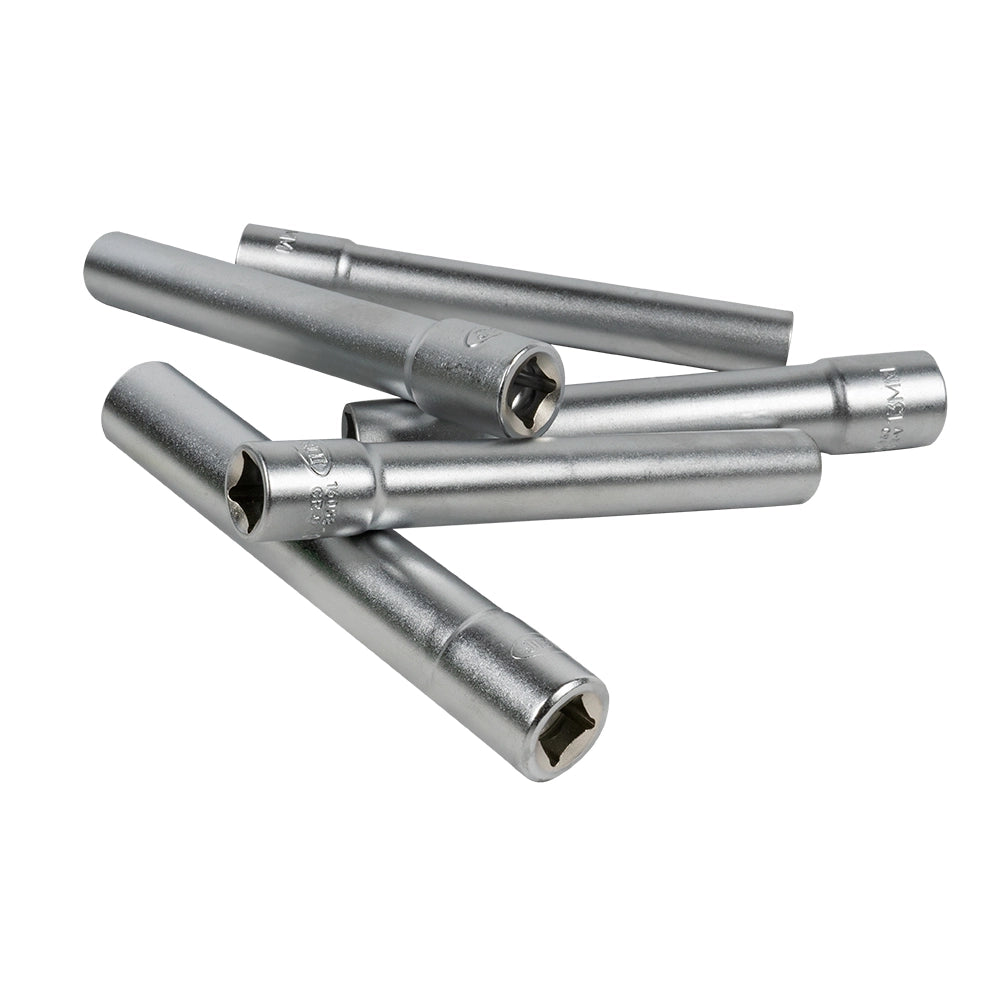 5 bussole esagonali lunghe da 3/8"