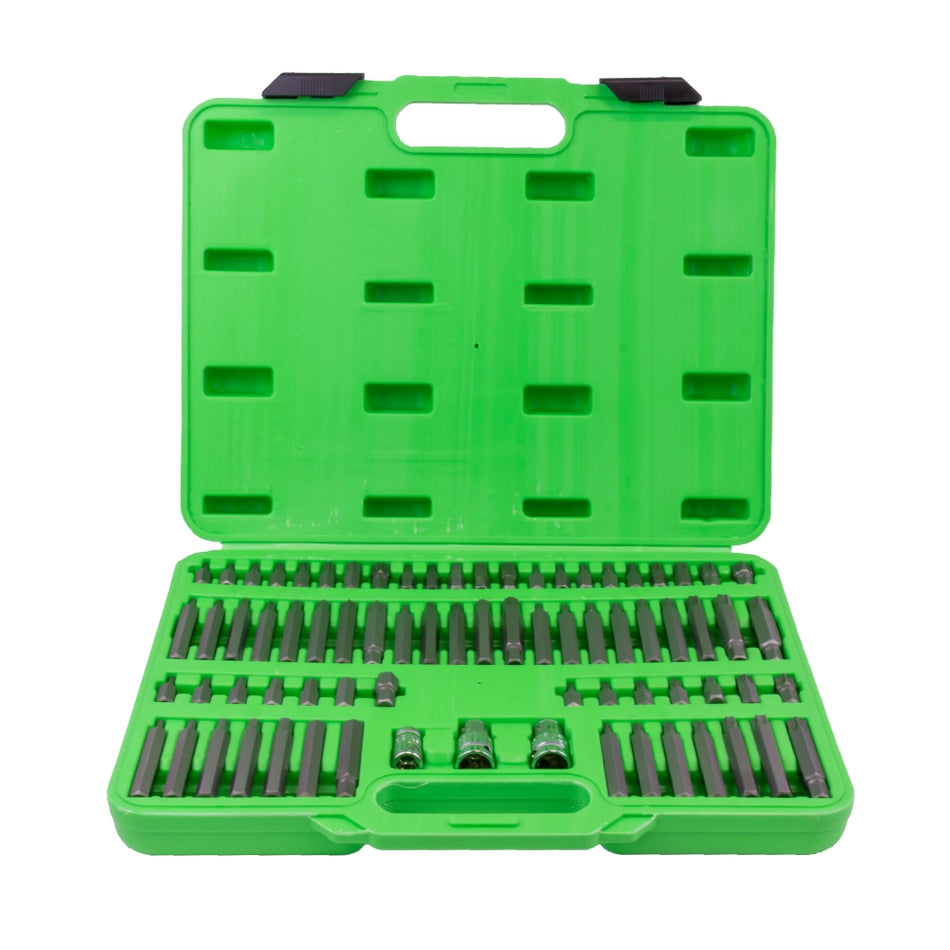 Case with 75 keys for ribe, xzn, tamper-proof torx and hexagonal screws