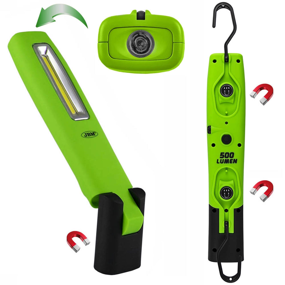 Portable led torch with adjustable magnetic base