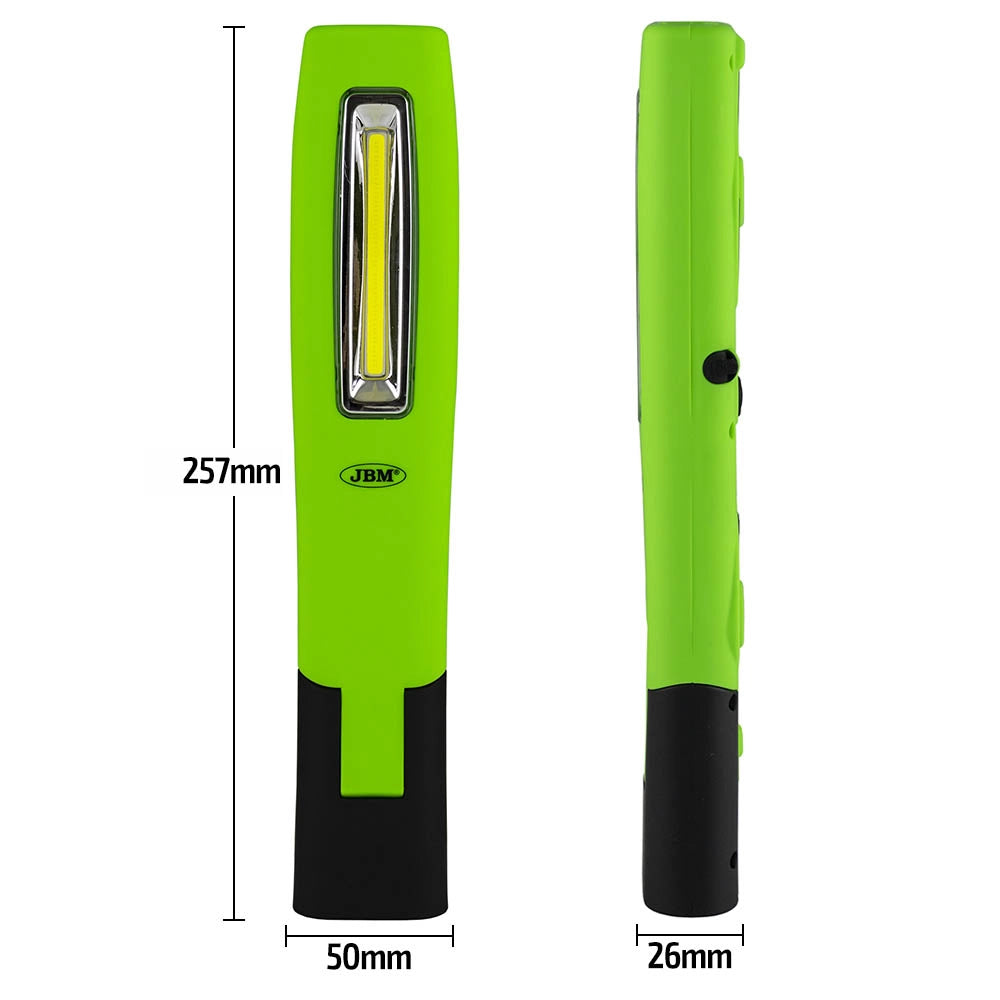 Torcia portatile a led con base magnetica regolabile
