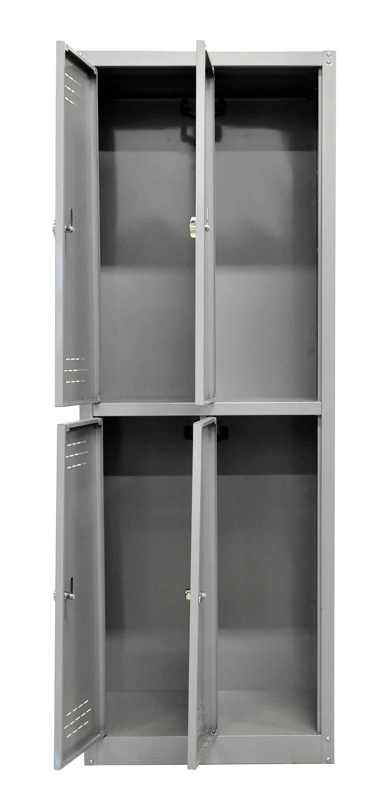 Armadio Spogliatoio in Metallo a 4 Ante