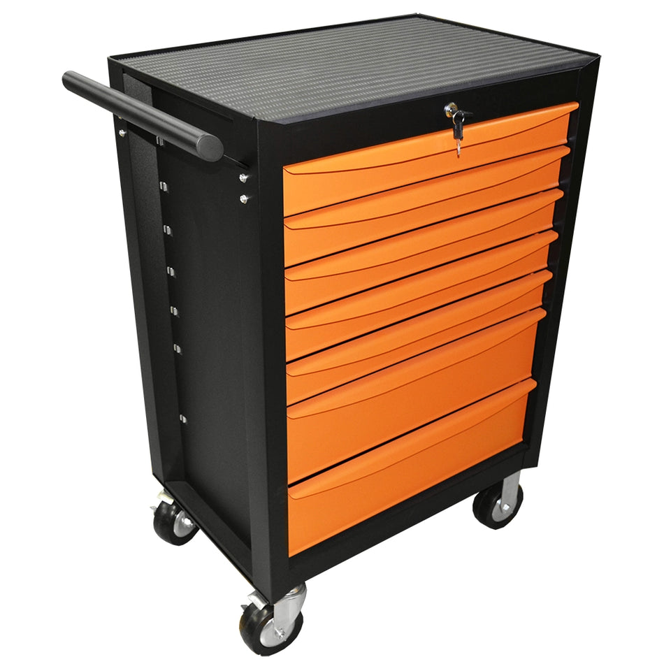 Orange trolley 7 drawers with equipment included n.52393